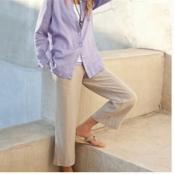J. Jill Tops - J.Jill Love Linen Lavender button down Sz Medium